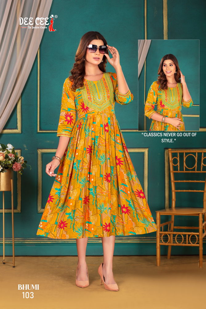 Bhumi By Deecee Designer Printed Kurti Wholesale Shop In Surat